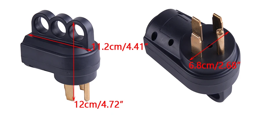 Beler 14-50P 50 Ампер Мужской Шнур питания Замена розетки с ручкой Подходит для RV