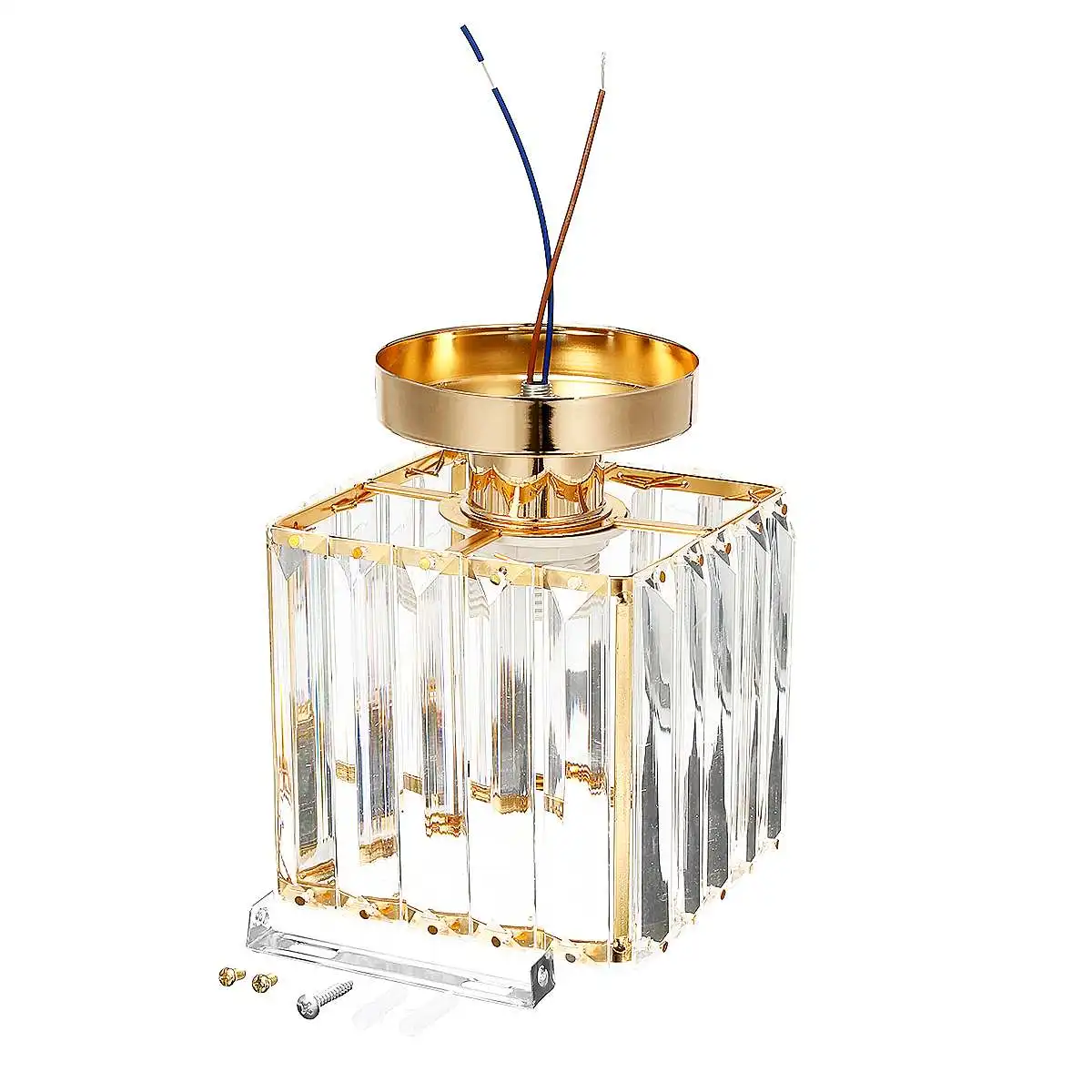 

Lustre Modern Crystal Pendant Light LED Night Lamp Pendant Droplight Kitchen Bar Restaurant Indoor Lighting E27 E26 110-220V
