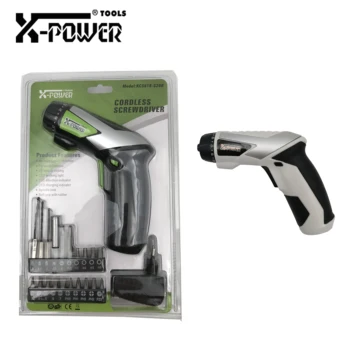 

4.8V Ni-cd Screwdriver LED Light Soft Grip Forward Reverse Switch Home Use DIY Mini screwdriver