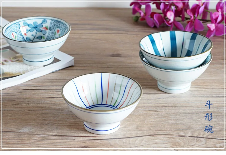 Серия Hefeng японская высокотемпературная неглазурованная Высокая напольная миска Цветная Керамическая Посуда ведро чаша для риса