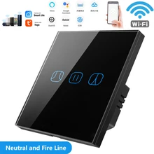 10ASmart Home Control Tuya Smart Leben WiFi Vorhang Schalter Für Roller Shutter Blind Motor Mit Google Home Amazon Alexa IFTTT
