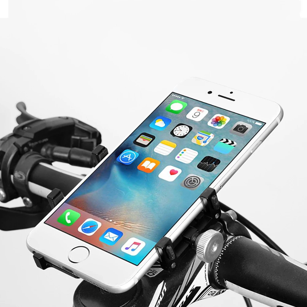 Алюминиевый держатель для телефона для велосипеда MTB Горный шоссейный велосипед Мотоцикл Универсальный руль велосипедная стойка зажим