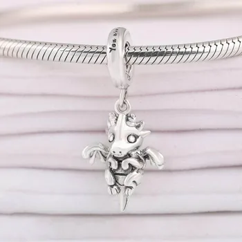 

You Are Magic Dragon Dangle Charm fit Lady Bracelet Bangle Authentic S925 DIY Jewelry