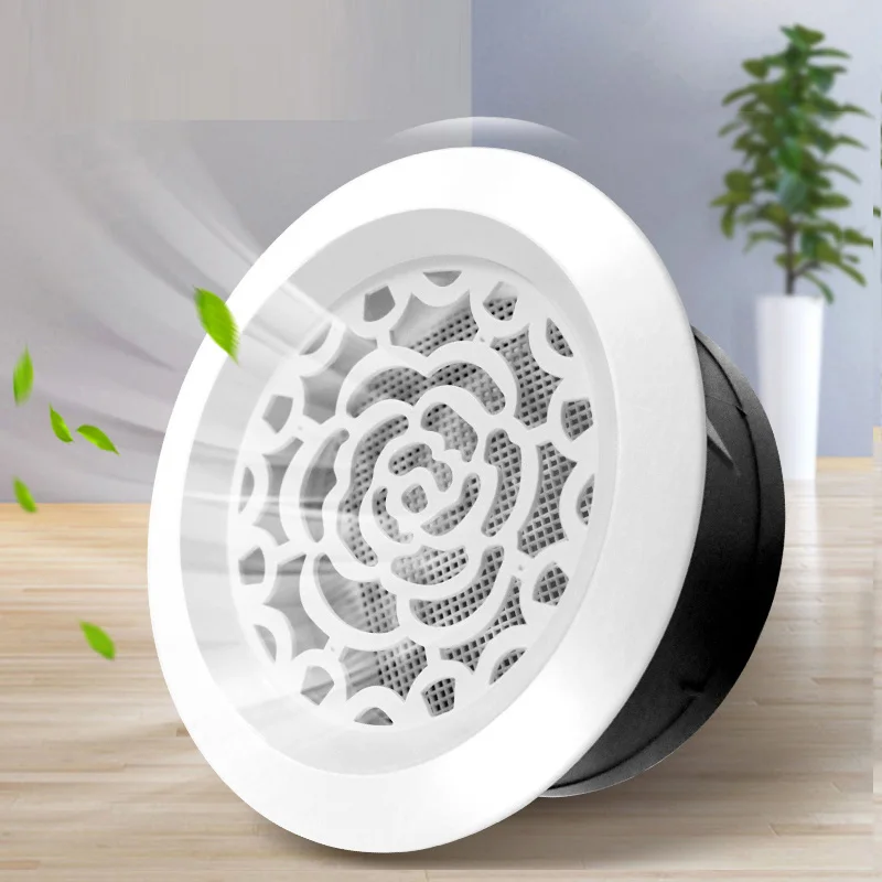 

Ventilation system ABS air outlet Louver Central air conditioning vent Exhaust port With insect net Adjustable vent