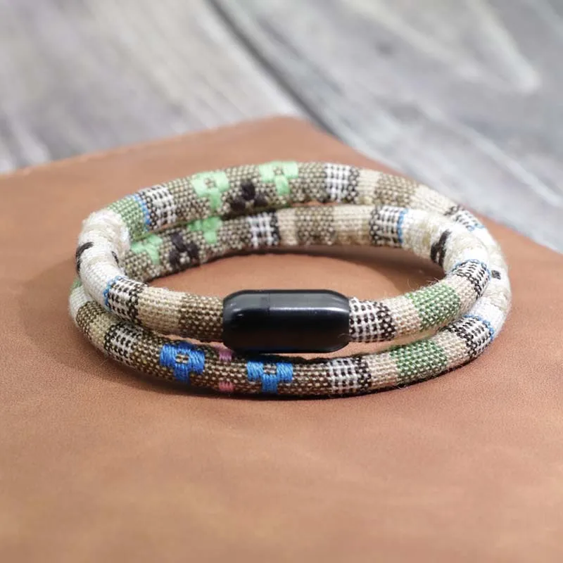 Neue In Boho Seil Armband Männer 100% Unfading Edelstahl Braslet Glück Gewinde Braclet Geschenk Für Ihn Outdoor Survival Brazalete – Detail 9