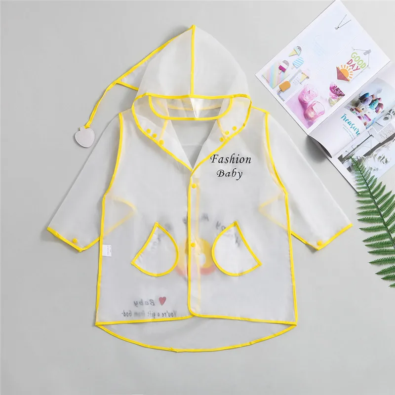 Children's waterproof raincoat Boys Girls Kids Hooded Raincoat Waterproof Jackets Toddler Baby Cartoon Tops #4S18 (39)