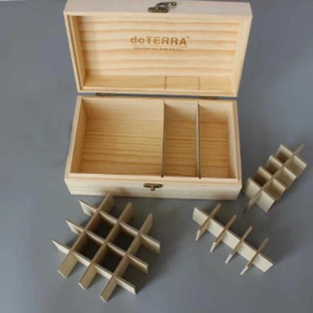 Design moderno 36 slot scatola di oli essenziali in legno custodia in legno  massello porta bottiglie di aromaterapia organizzatore di stoccaggio -  AliExpress
