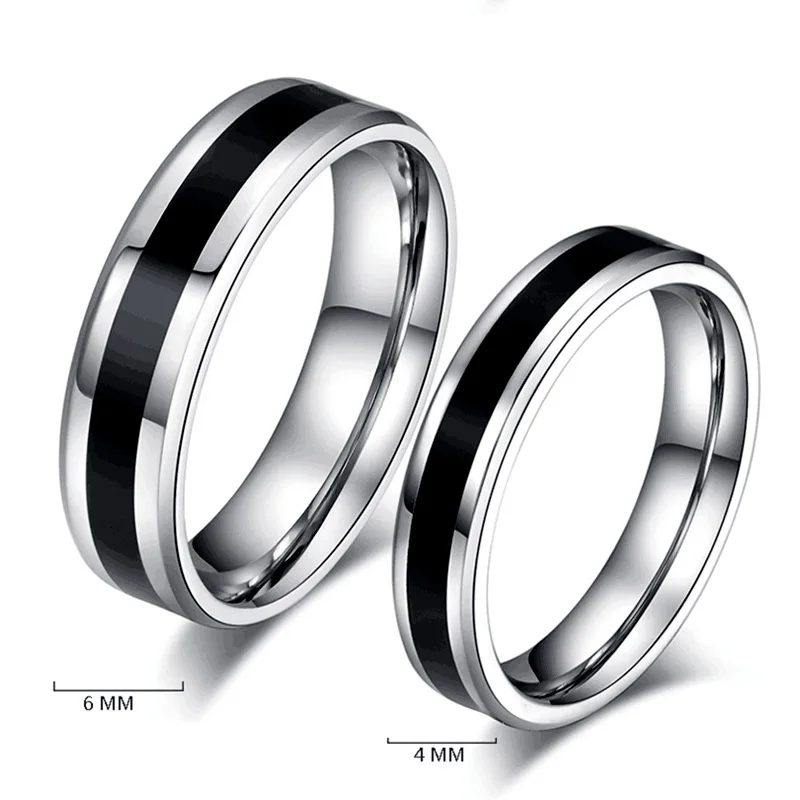 

Cross-border explosion accessories titanium steel drop oil ring popular net red with the trend of stainless steel couple ring
