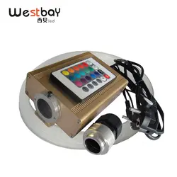 Westbay 16 Вт RGB светодиодный волоконно-оптический свет комплект светодиодный волоконно-оптический двигатель PMMA волокно для звезды потолочная