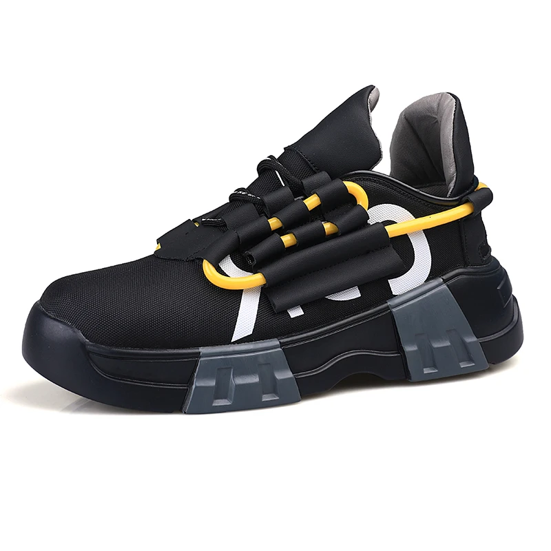 Black New Arrival Men Running Shoes Fashion Man Casual Shoes Sneaker Lace-Up Mesh Male Zapatos Hombre ZapatillasMasculino Adulto - Цвет: Black