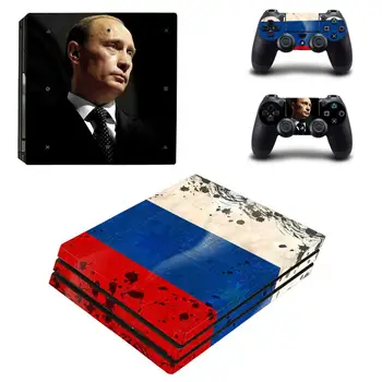 

Russian Flag PS4 Pro Skin Sticker For PlayStation 4 Console and Controller Decal PS4 Pro Skin Sticker Vinyl