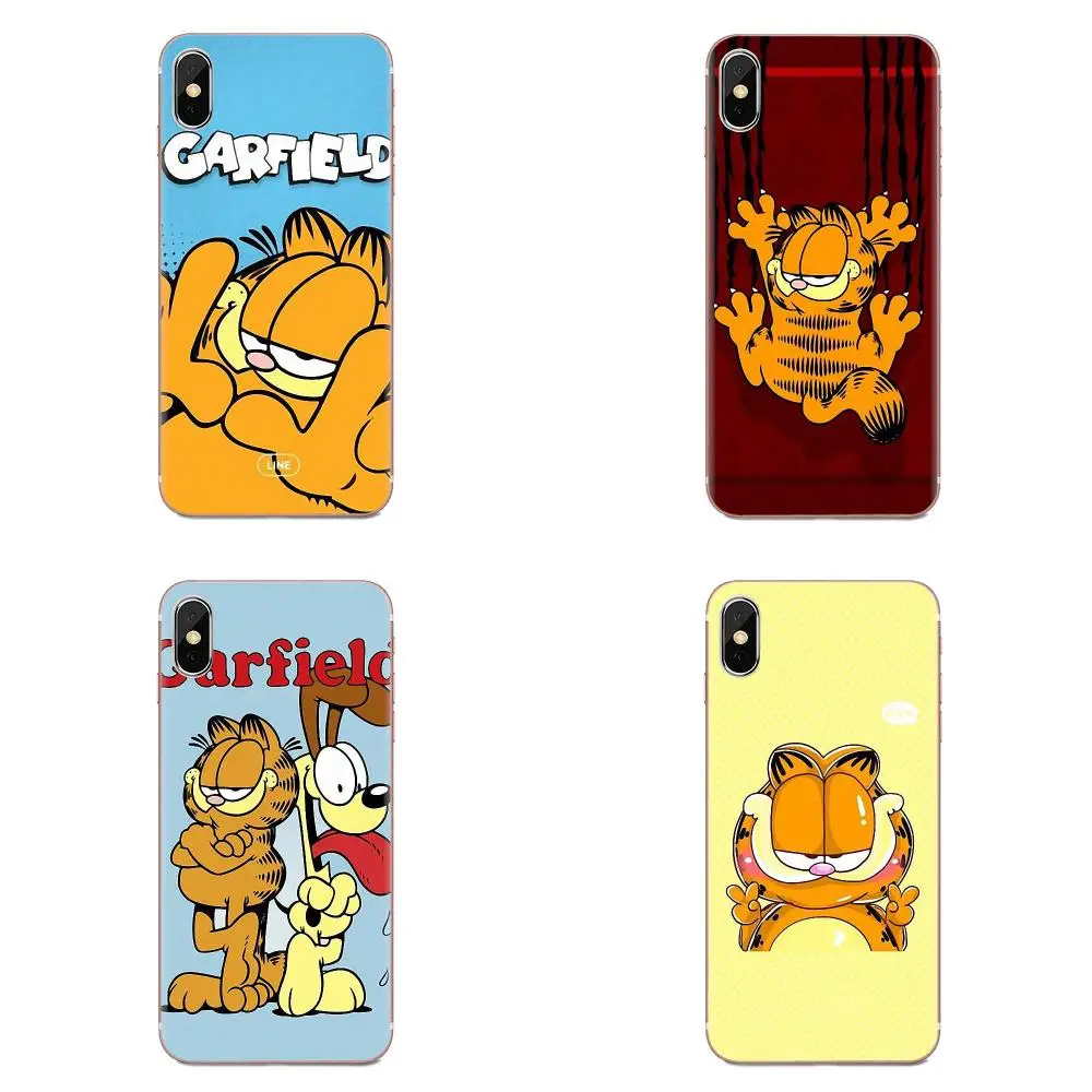 Мягкий дизайн телефона для Xiaomi Mi3 Mi4 Mi4C Mi4i Mi5 Mi 5S 5X 6 6X 8 SE Pro Lite A1 Max Mix 2 Note 3 4 Garfield Design |