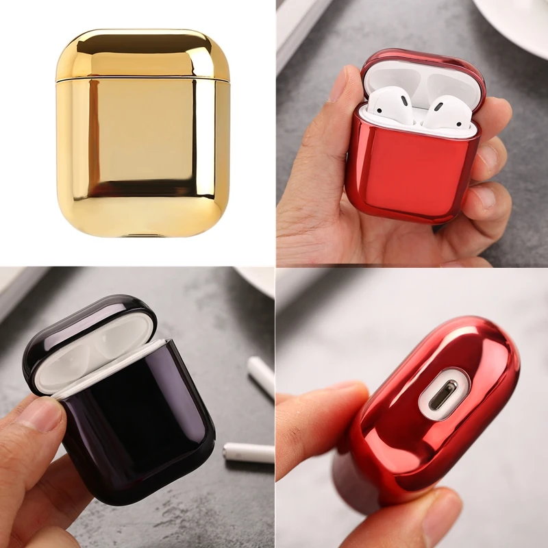 

Fashion Plating Color Case For Airpods 1 2 Case Hard PC Wireless Bluetooth Earphone Case Cover For Air Pods Earphone Accessories