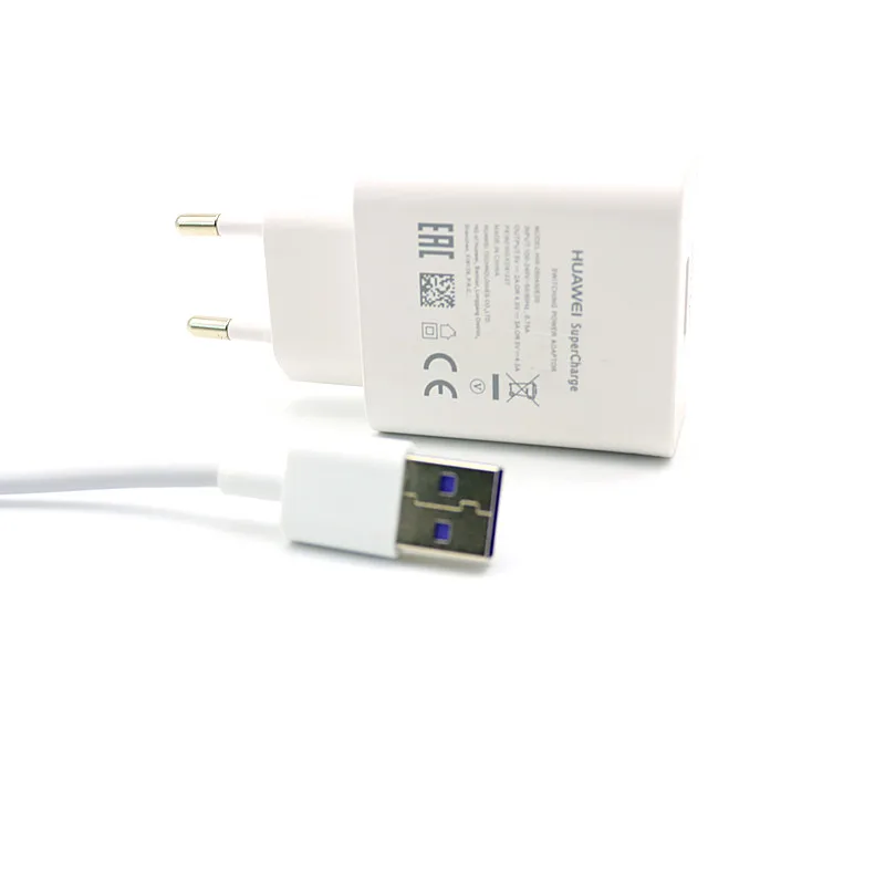 Huawei супер зарядное устройство оригинальное дорожное usb быстрый адаптер Mate30 Mate 20X