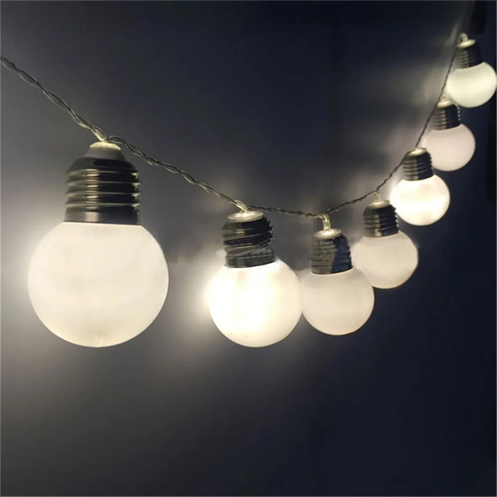 5CM Big Ball wedding string fairy lights bulb LED globe Solar  led fairy string light for outdoor garden garland