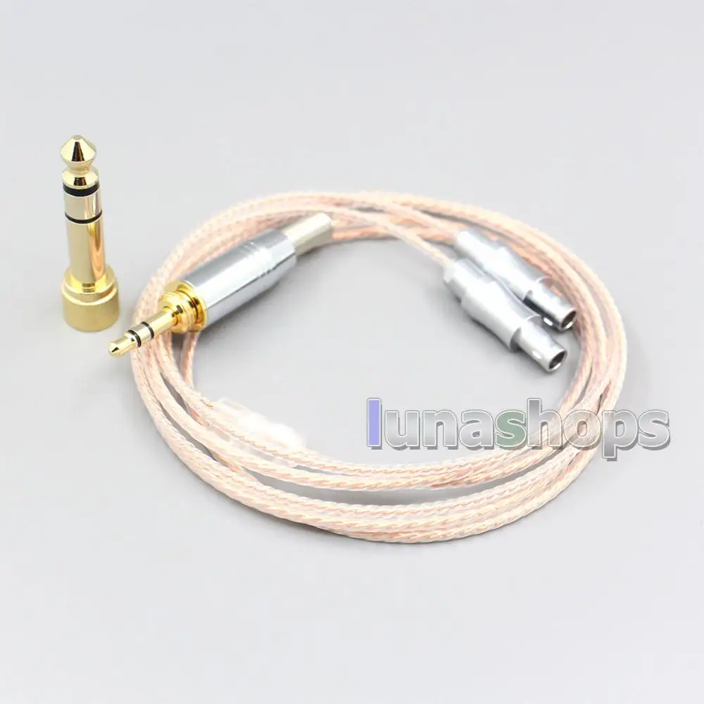 XLR 3 4 Pole 6 5mm 16 Core OCC Headphone Cable For Sennheiser HD800 HD800s HD820s HD820 Enigma Acoustics Dharma D1000 LN007002