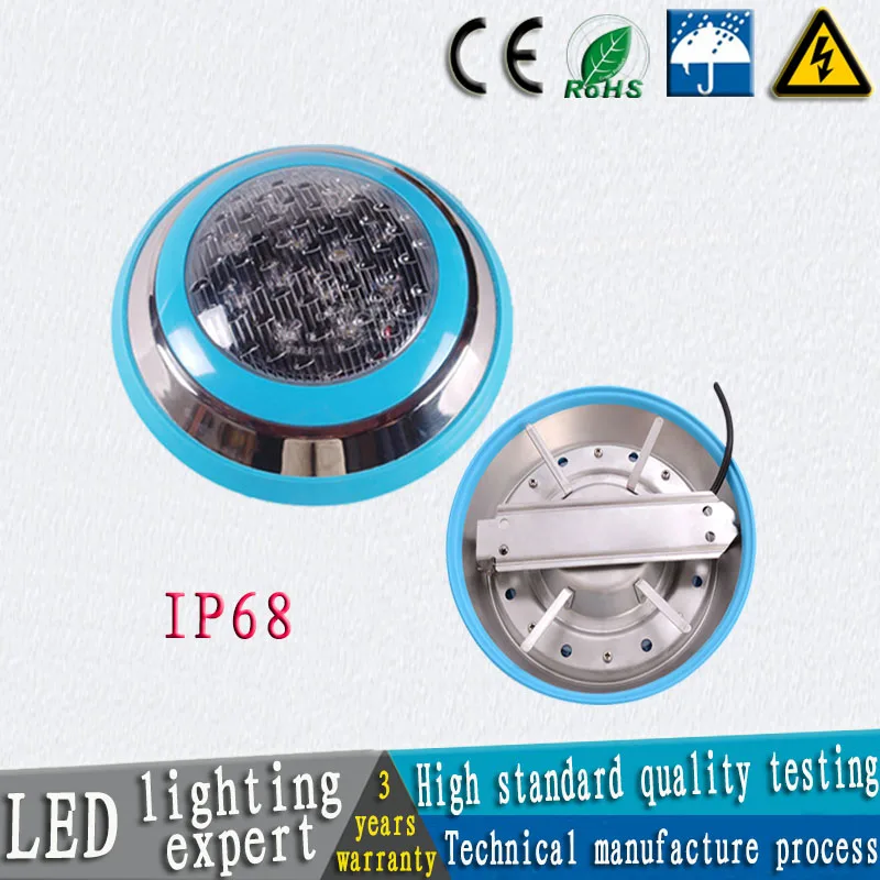 

led Underwater Lighting 18w 27w 36W 54w 108w SPA led swimming pool light IP68 AC DC 12V 24V RGB pond led Fountains lamp Piscina
