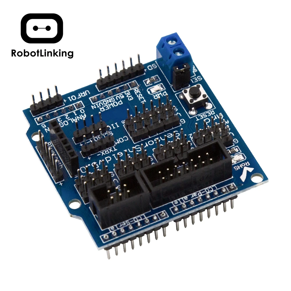 Плата расширения датчика V5.0 для электронных строительных блоков Arduino детали