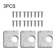 1/3 Piece Cabinet Furniture Drawer Hinge Maintenance Plate Processing / Cabinet Window Stainless Steel Plate Maintenance