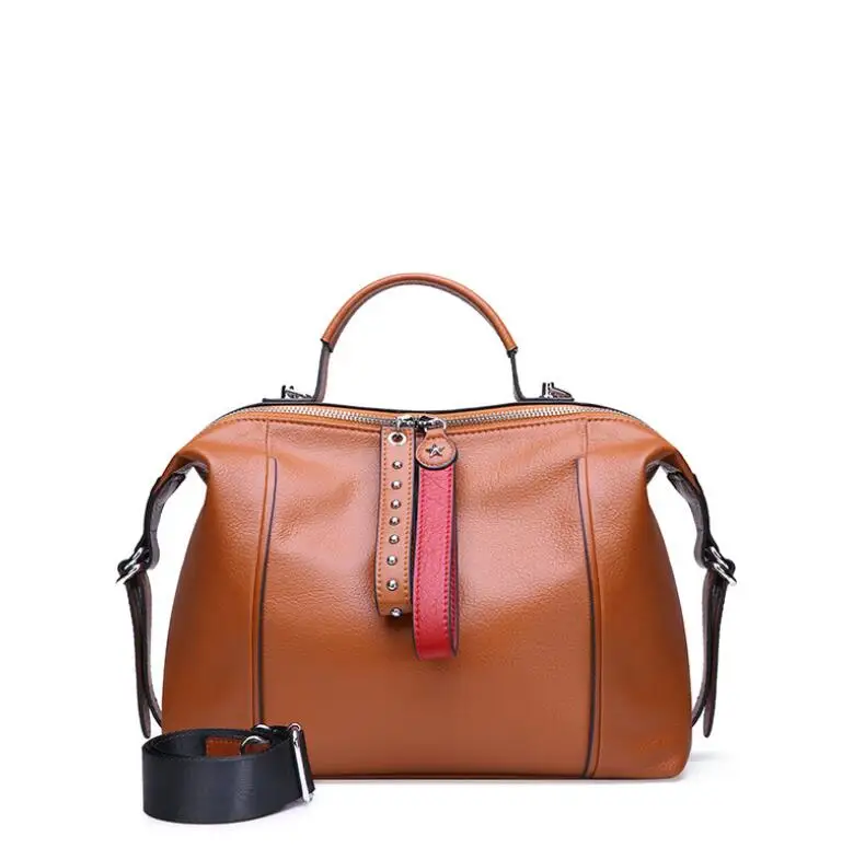 Bolsa feminina Сумка из натуральной кожи роскошные сумки женские сумки дизайнерские женские сумочки через плечо - Цвет: Коричневый