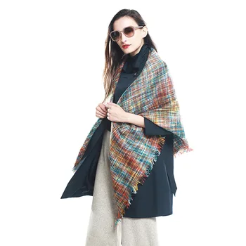 

New Shawl Cloak Female European American and Korean Version Fashionable Triangle Scarf with Multi-purpose Liushu Section
