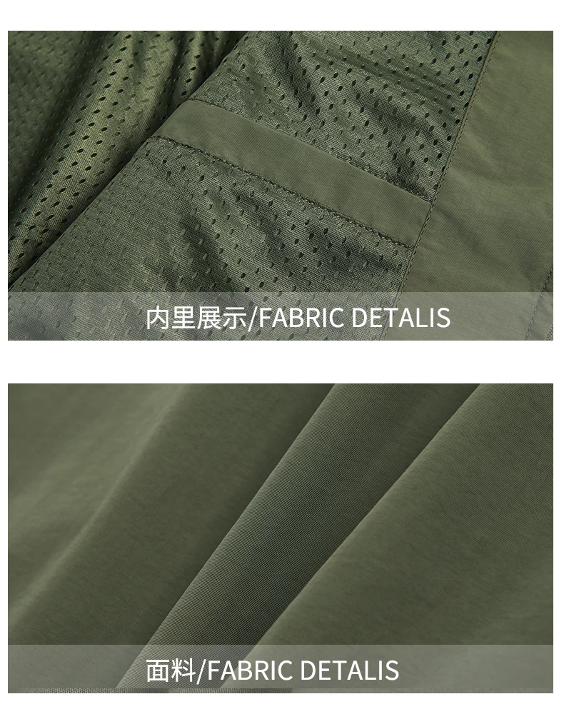 MAIDANGDI Men's Waistcoat Jackets Vest 2021 Summer New Solid Color Stand Collar Climbing Hiking Work Sleeveless With Pocket