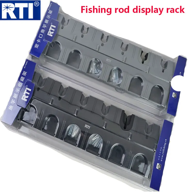 

ECOODA Fishing rod display fixed frame road ya fish raft storage rack wall installation vertical truss