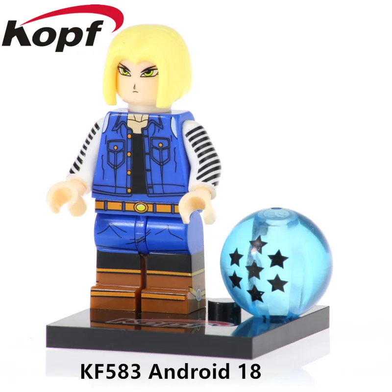 KF579 Одиночная мультфильм собрать Sun Wukong серии кирпичи Ephesians Dragon Ball строительные блоки игрушки для детей лучший подарок - Цвет: KF583 Without Box