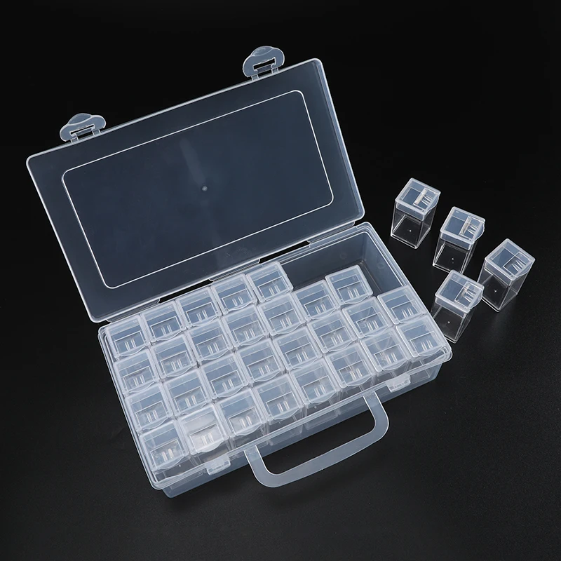 28/32/56/64 boxs Diamond Painting Tools Accessories Storage Box