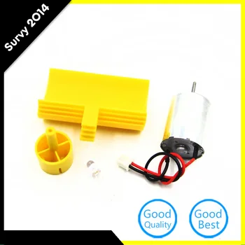 

DC Micro motor Vertical Axis Wind turbines generator blades (With 5mm LED lamp bead) diy electronics