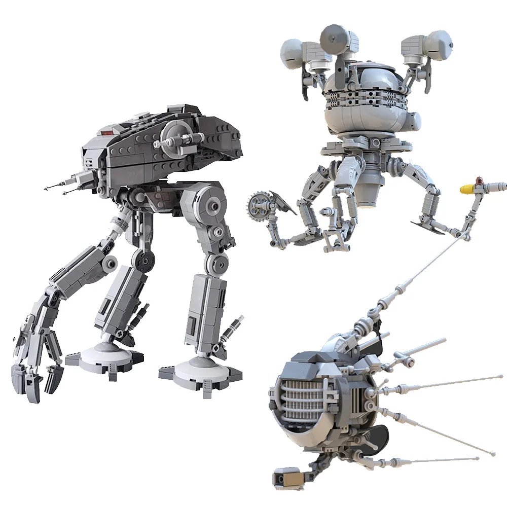 MOC Mr. Handy Game Anime Fallout 76 High tech Eyebots Building Blocks