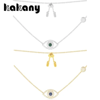

Kakany New Fashion Golden High end Lucky Eye Necklace Original High Quality 1: 1 European and American Women Fashion Jeweler
