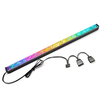 

VKTECH 48cm Diamond Lens Rainbow ARGB LED Light Bar for PC Case Desktop Computer Chassis Decorative Light