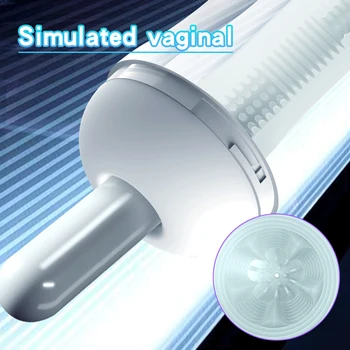 Real Automatic Sucking Male Masturbation Cup Oral Vagina Adult Suction Vibrator Masturbator Sex Toys For Men Blowjob Sex Machine 3