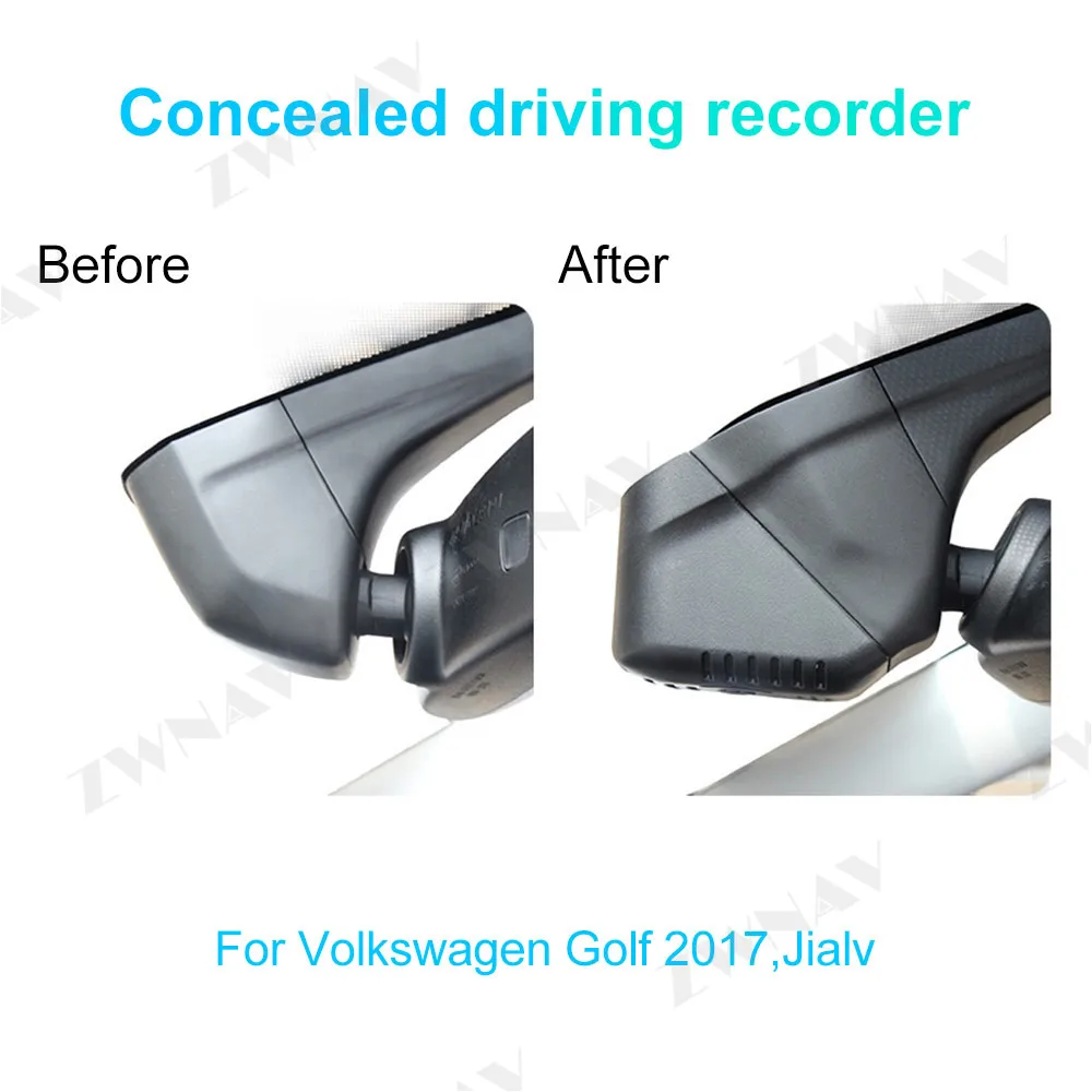 Автомобильный рекордер для Golf/Sportsvan специальный скрытый тип регистратор приборная панель камера DVR камера WiFi 1080P