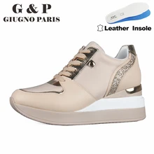 Skórzane wkładki trampki damskie z platformą sportowe buty lady luksusowy projektant białe tenisowe damskie wysokiej jakości