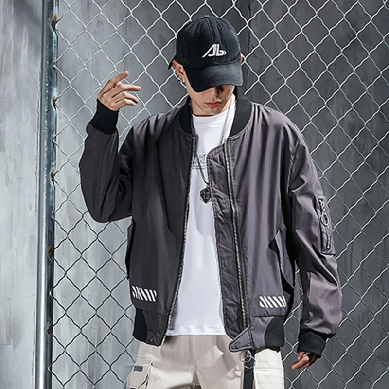 Gray-840 Комплект для мужчин, уличная одежда, спортивные штаны, мужской спортивный костюм, куртка пилота, мужская мода, повседневная мужская одежда спортивные костюмы, мужская одежда - Цвет: Gray-840