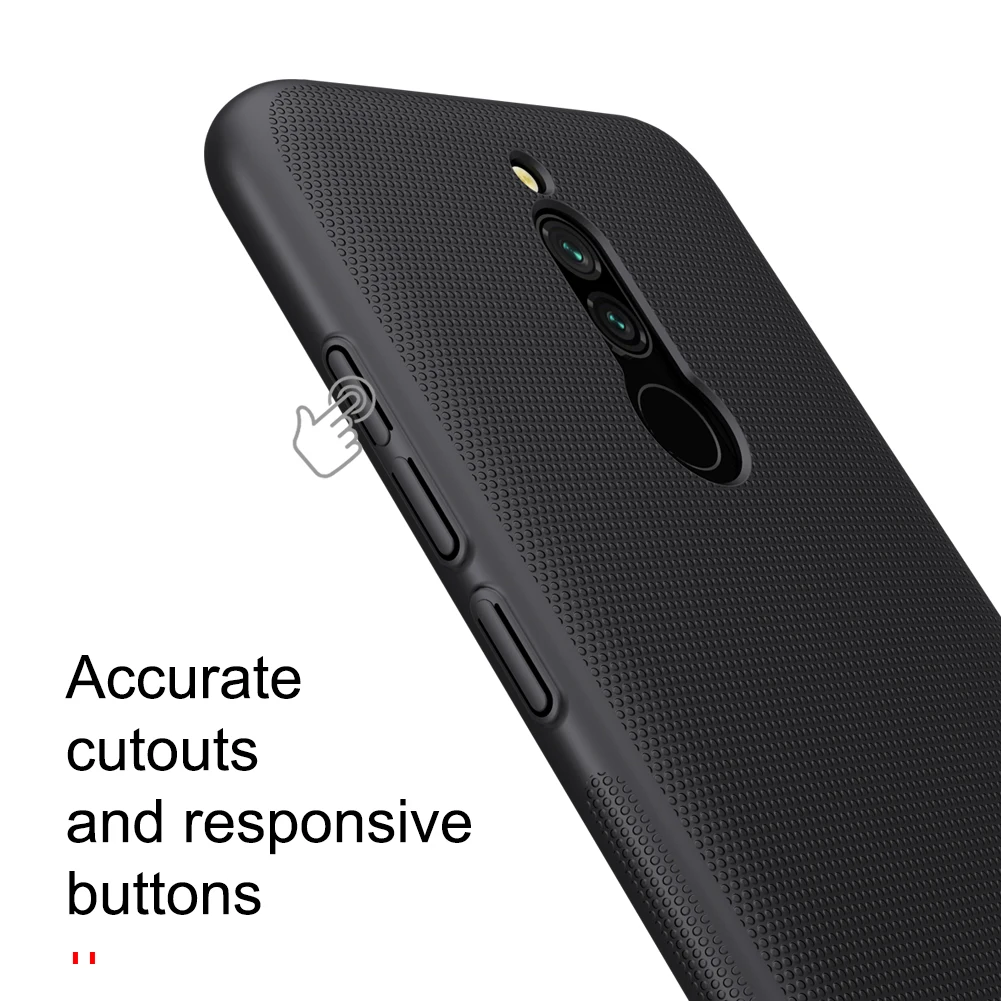 Чехол для Redmi 8 Nillkin матовый защитный жесткий чехол для Xiaomi Redmi 8 8A чехол с держателем для телефона
