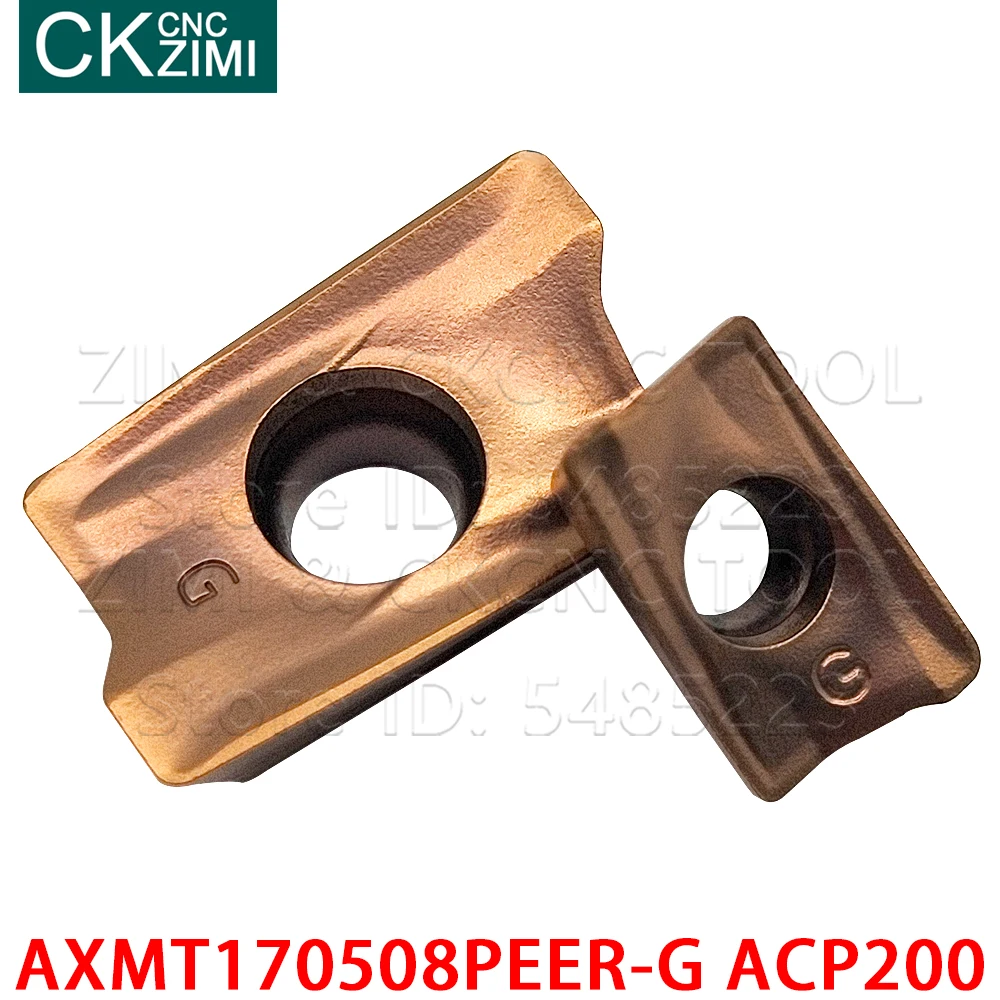 live center lathe AXMT AXMT123508PEER-G ACP200 AXMT170508PEER-G ACP200 Carbide insert milling Inserts tool CNC turning indexable Metal lathe tools chamfer end mill