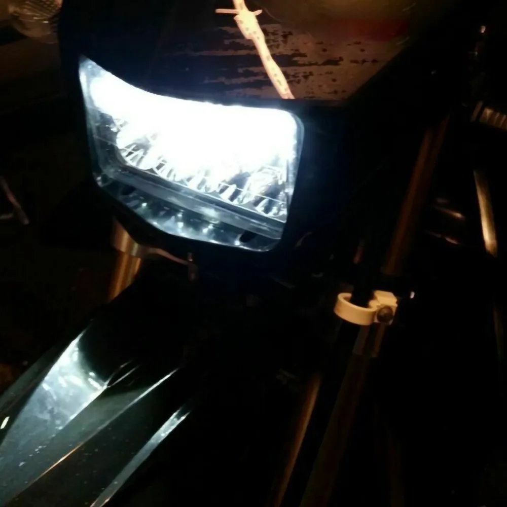 45 Вт 12 в 24 В 6500K светодиодный фонарь для Honda XR400 XR650 Suzuki DRZ с 15 шт. светодиодный фонарь