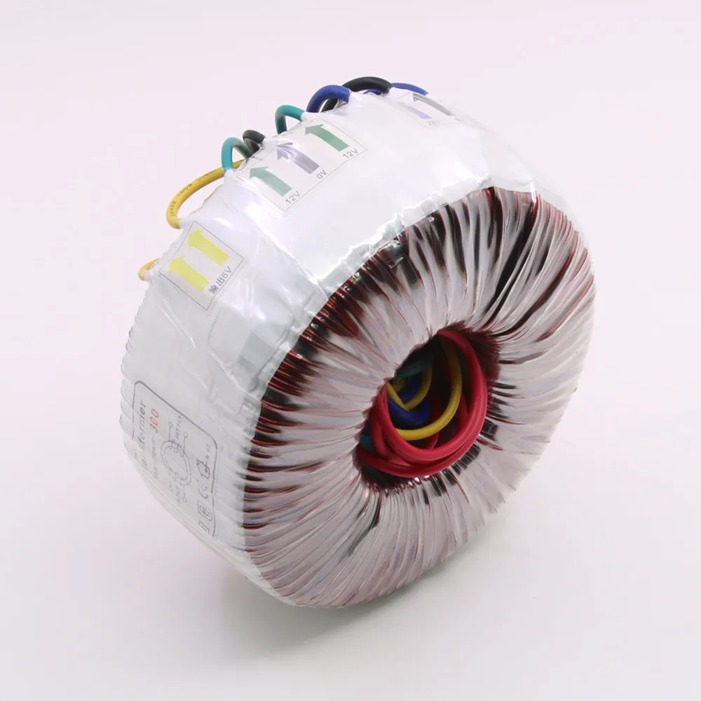 300W тороидальный трансформатор из чистой меди Dual 28V 12V Single 6V источник питания для