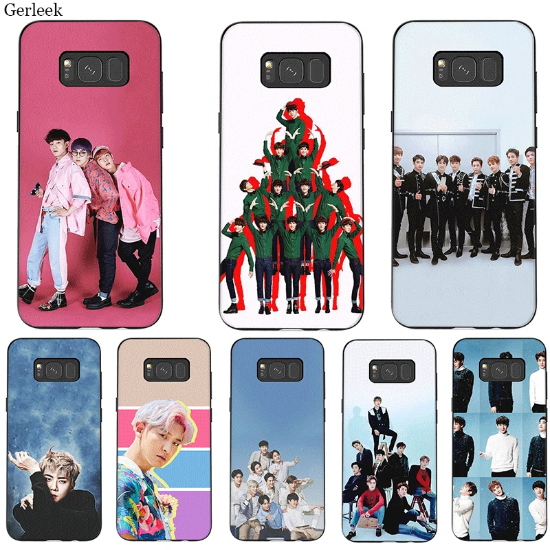 

Phone Case TPU For Samsung Note 8 9 S6 S7 Edge S9 S8 S10 Plus S10E M10 M20 M30 M40 Cover EXO