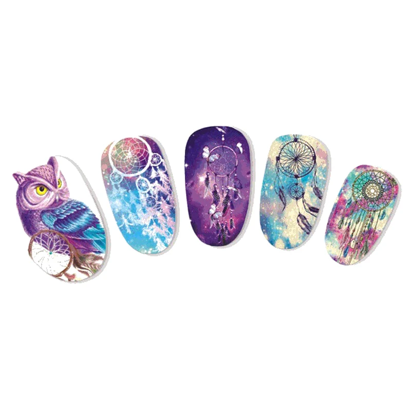 

1 owl's bell DIY full stamp nail stickers for women sexy cute watermark DIY nail polish polishing BBB2