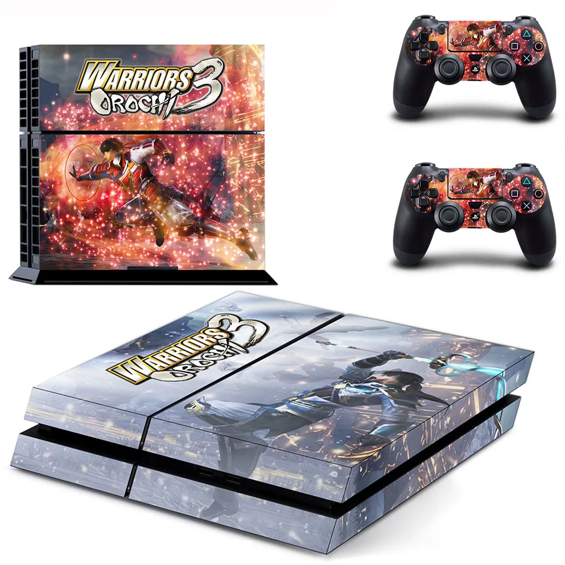 Warriors Orochi 3 наклейка для PS4 PS 4 Vinly наклейка игровая станция 4 наклейки Pegatinas Adesivo для консоли playstation 4 и 2 контроллера