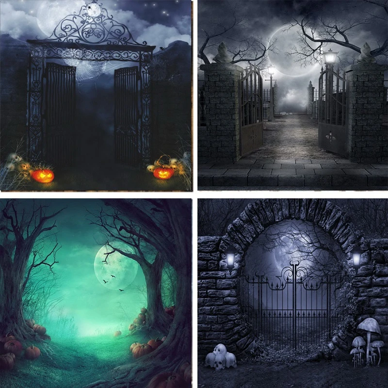 Camera & Photo Accessories 10x8ft Halloween Background Moon Bat Photography  Backdrop Props Children Photo Decor LYFU614 