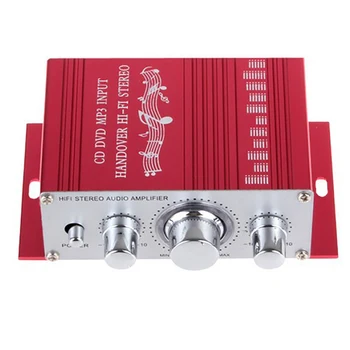 

Mini 20w*20w HiFi Stereo Audio Amplifier AMP for Car MP3 FM Radio Boat 2 Channel Stereo DVD Speaker Universal New 2019