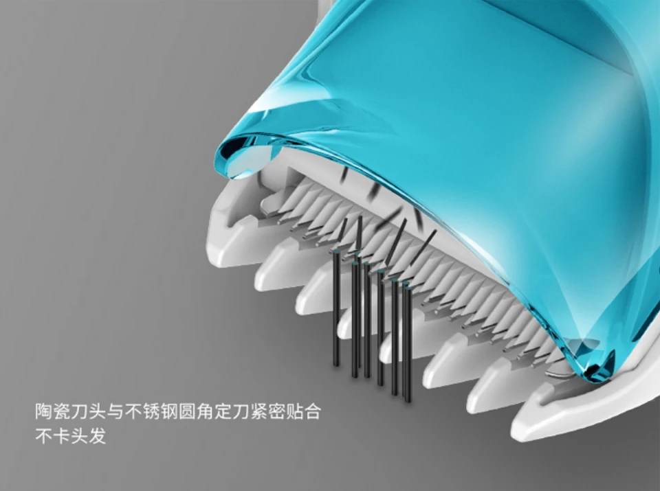 Xiaomi SMATE Детский Электрический триммер для волос USB Водонепроницаемый триммер для стрижки перезаряжаемый ультра-тихий автоматический триммер для волос для детей