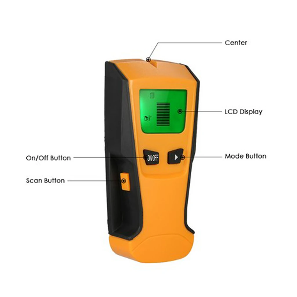 Штифт датчик стены деревянный металлический штифт датчик поиска lcd дисплей металлоискатель