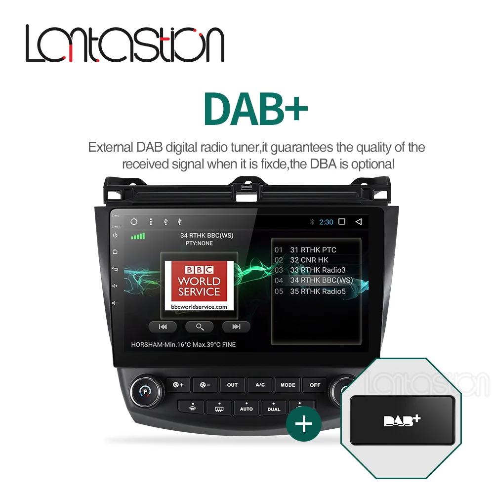 Excellent DSP 2+32Gandroid 9.0 car dvd gps navigation player for Honda Accord 7 2003-2007 car radio video player gps navigation car stereo 3