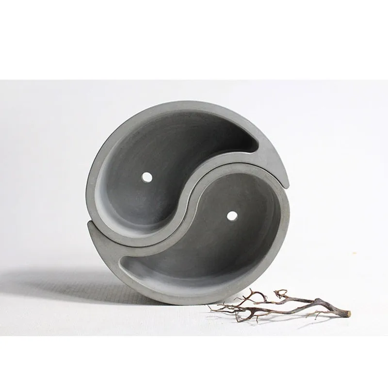 Ceny DIY silikonowe formy betonowa doniczka formy kreatywny tynk Cement sukulenta doniczkowe formy instrukcja gliny rękodzieło dekoracja wnętrz